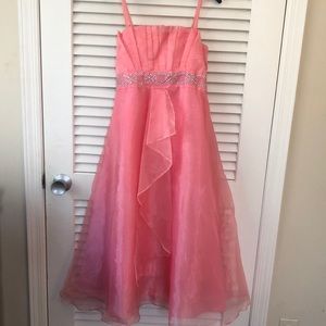 Pink formal dress
